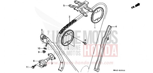 CAM CHAIN/TENSIONER CBR600FL de 1990